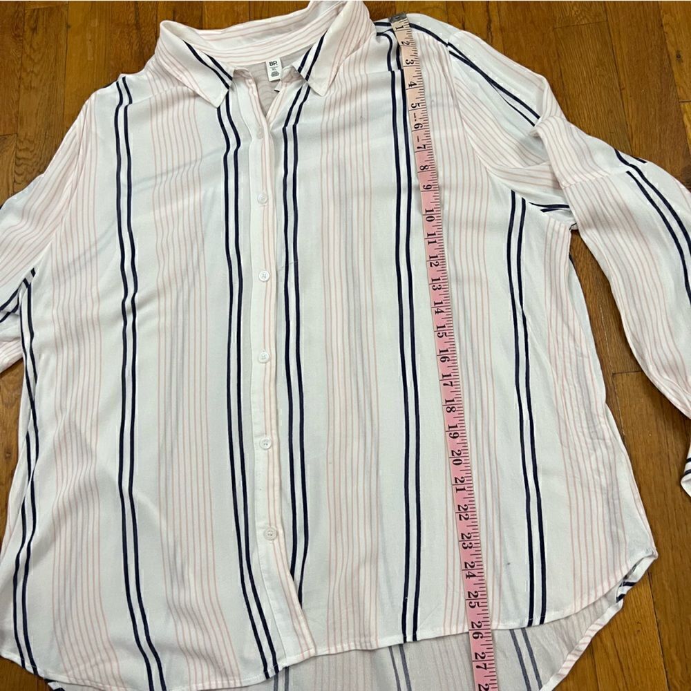 BP Button Up Rayon Flow Blouse XL - Picture 4 of 6